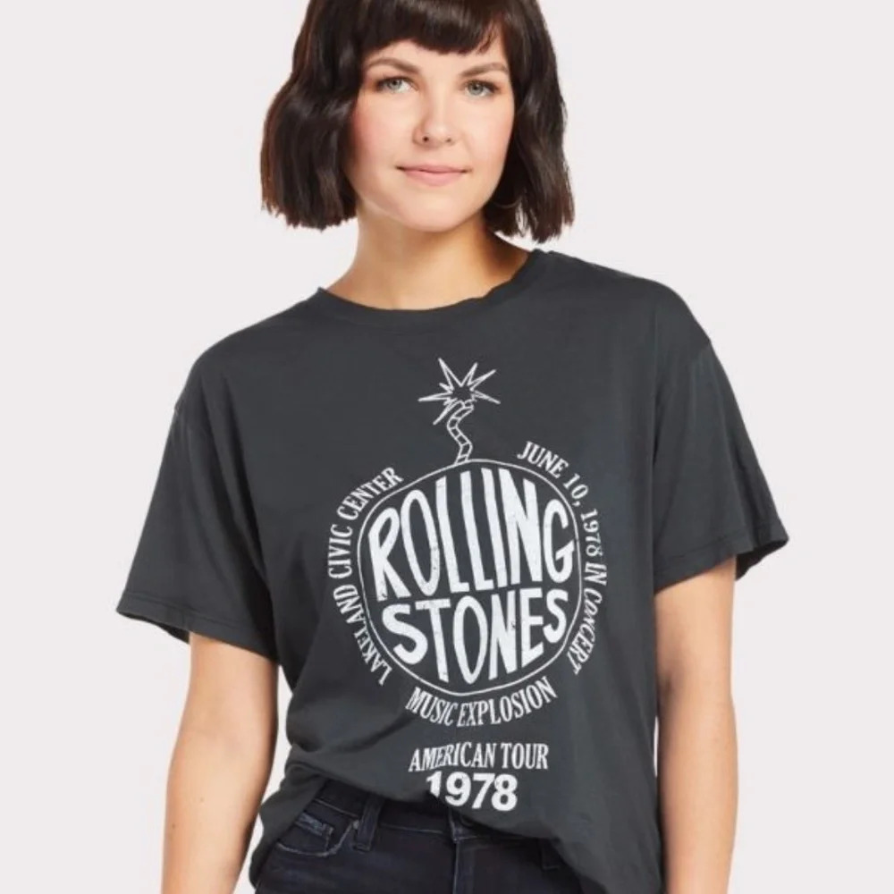 New* LetLuv Rolling Stones‎ Tee